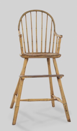 Lot image - Windsor Bamboo Turned Highchair