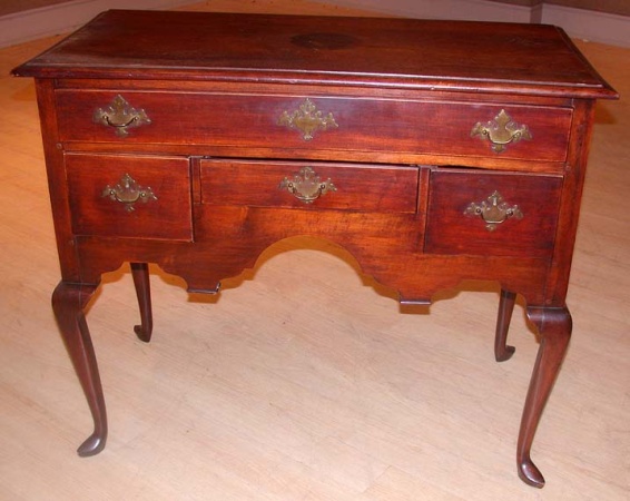 Lot image - Queen Anne Maple High Chest Base