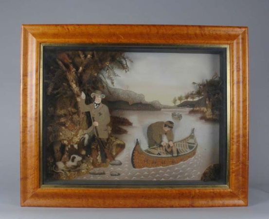 Lot image - Sandpaper Hunting Diorama