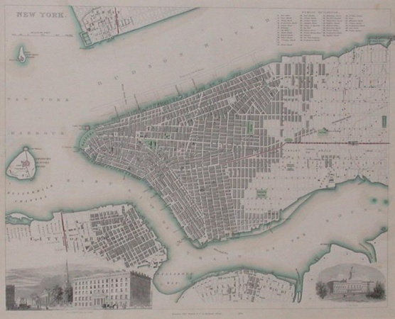 Lot image - Charles Knight NEW YORK Hand-colored engraving