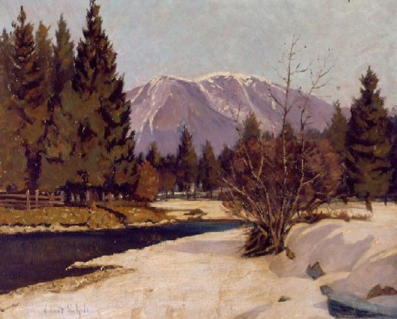 Lot image - Hobart Nichols 1869-1962 SPRING THAW