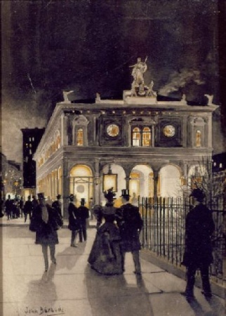 Lot image - Jean Beraud French, 1849-1936 A NIGHT OUT