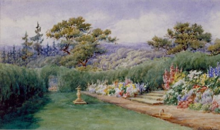 Lot image - Beatrice E. Parsons British, 1870-1955 AN ENGLISH COUNTRY GARDEN