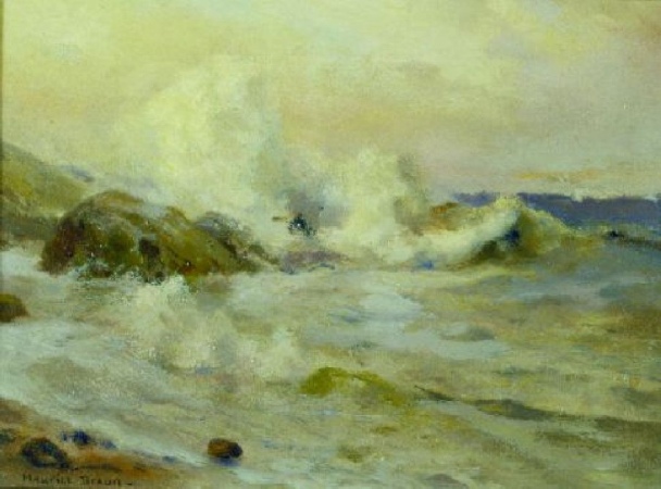 Lot image - Maurice Braun 1877-1941 SEASCAPE