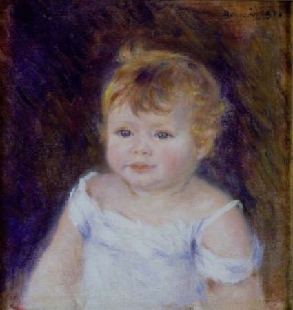 Lot image - Pierre-Auguste Renoir French, 1841-1919 PORTRAIT OF AN INFANT (MLLE DE ROUGEMONT )