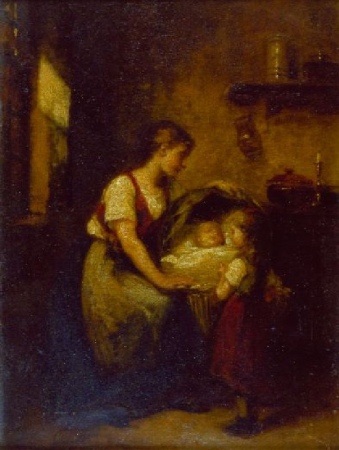 Lot image - Leon Emile Caille French, 1836-1907 MOTHER AND CHILD