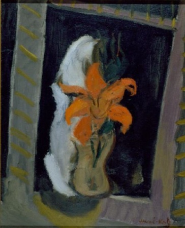 Lot image - Emmanuel Mane-Katz French, 1894-1962 STILL LIFE OF LILY