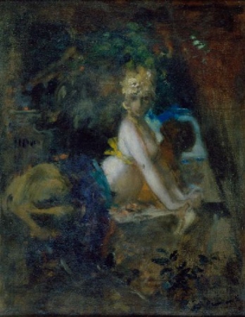 Lot image - Charles Edouard de Beaumont French, 1812-1888 SPHINX ETERNELLE