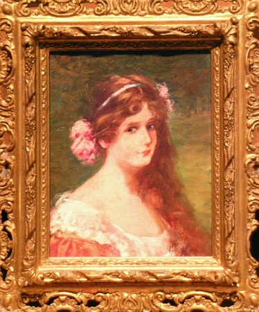 Lot image - Manner of John McLure Hamilton PORTRAIT OF A YOUNG GIRL