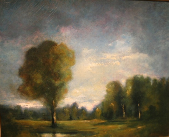 Lot image - Gill-Martin American, 20th century EXTENSIVE LANDSCAPE