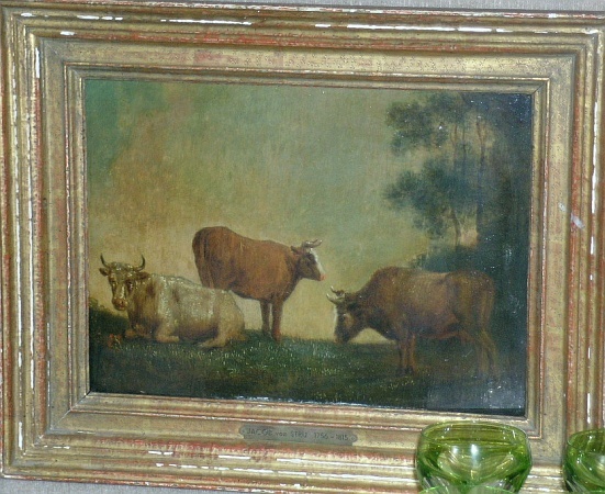 Lot image - Attributed to Jacob van Stry COWS IN A LANDSCAPE