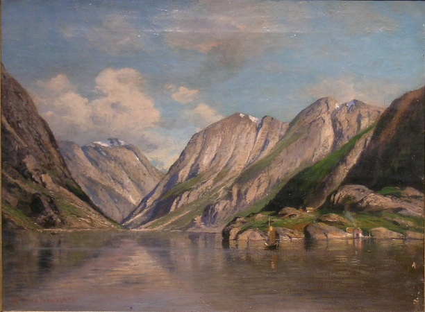 Lot image - Georg Anton Rasmussen Norwegian, 1842-1914 NORWEGIAN FJORD