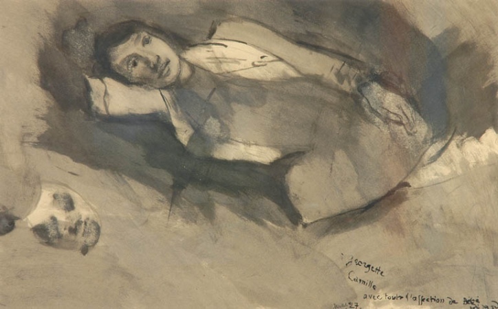 Lot image - Christian Berard French, 1902-1949 PORTRAIT OF GEORGETTE CAMILLE