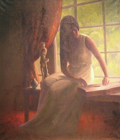 Lot image - F. Giovinazzo Italian, 20th century MUSIC BY THE MORNING LIGHT