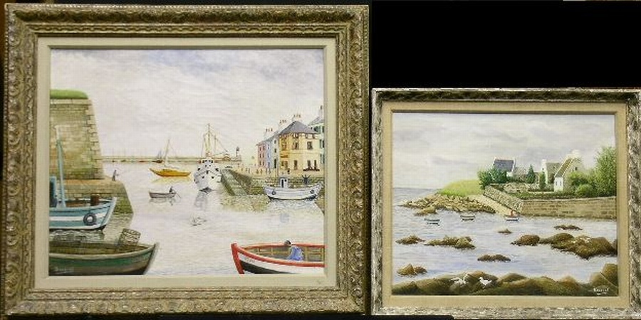 Lot image - Jean Bouquet French, 1908-1976 (i) PORT DE LA PALAIS and (ii) KERITY: TWO