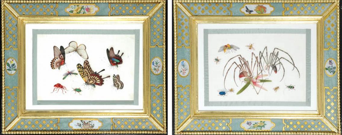 Lot image - Eight Chinese Pith Paper Paintings