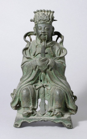 Lot image - Chinese Bronze Figure
