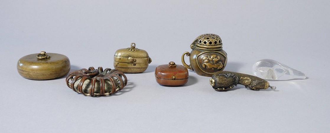 Lot image - Group of Six Japanese Bronze Toggles