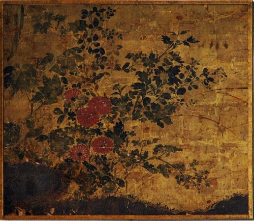 Lot image - Japanese Painted Panel
