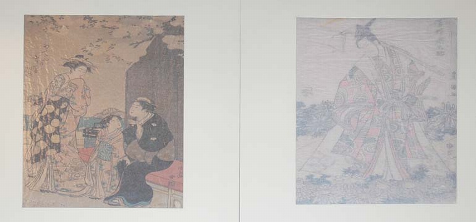 Lot image - Group of Eight Japanese Woodblock Prints