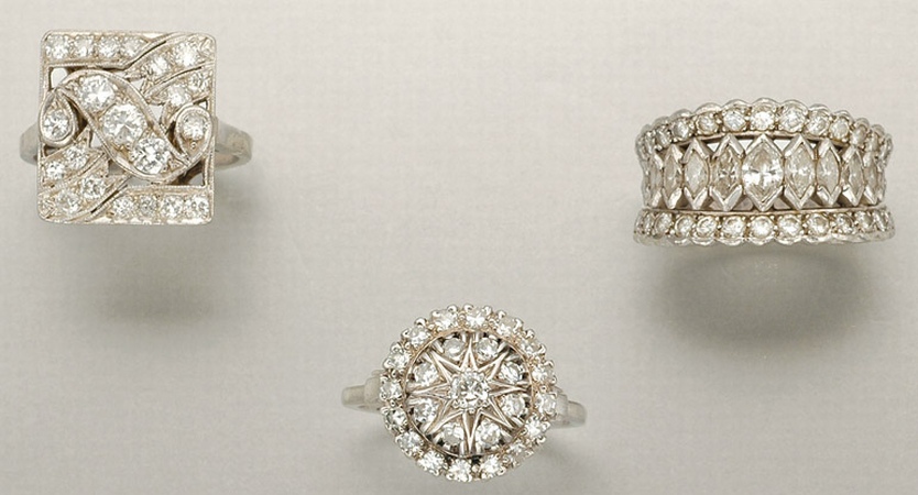 Lot image - Three Diamond Rings