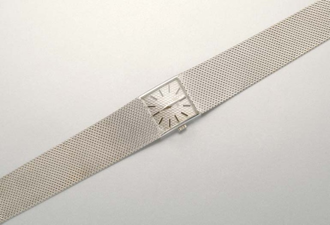 Lot image - White Gold Wristwatch