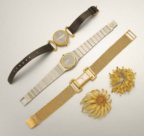 Lot image - Group of Jewelry and Wristwatches
