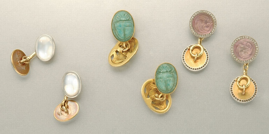 Lot image - Three Pairs of Cufflinks