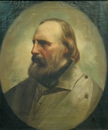 Lot image - Eduardo Tojetti American, 1851-1930 PORTRAIT OF A MAN, POSSIBLY GIUSEPPE GARIBALDI