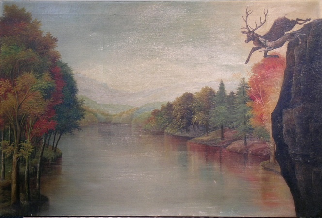 Lot image - American School 19th Century A TRAGIC ENDING