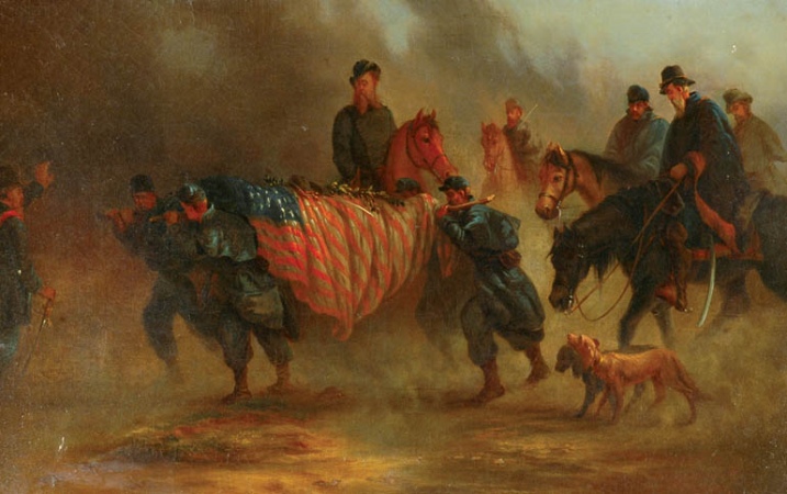 Lot image - Attributed to Alessandro E. Mario CARRYING THE FALLEN, PURPORTEDLY NATHANIEL LYON