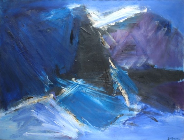 Lot image - Jose Guerrero Spanish/American, 1914-1991 BLUE VARIATIONS