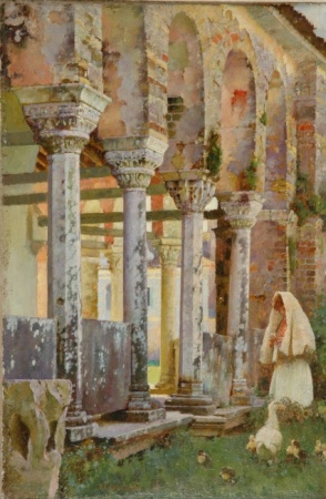 Lot image - William Logsdail British, 1859-1944 AMONG THE RUINS
