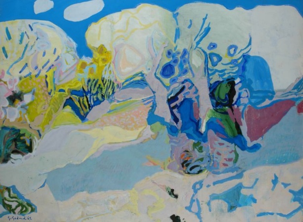 Lot image - Gabriel Godard French, b.1933 PAYSAGE, 1969