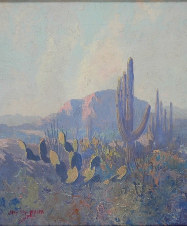 Lot image - Jack Van Ryder 1898-1968 CACTUS STUDY, circa 1925