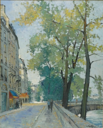 Lot image - Constantin Kluge French, b.1912 LE PONT LOUIS-PHILIPPE