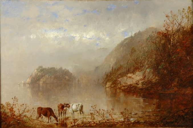 Lot image - William Louis Sonntag 1822-1900 ISLAND POND, MAINE