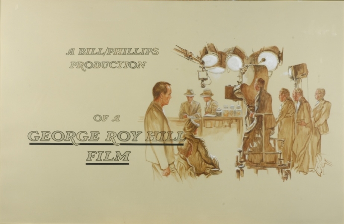 Lot image - Jerry Jaroslav Gebr Slovakian/American, 20th century ILLUSTRATION FOR THE STING