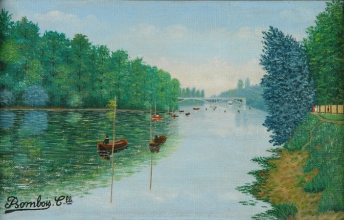 Lot image - Camille Bombois French, 1883-1970 AU BORD DE LA RIVIERE