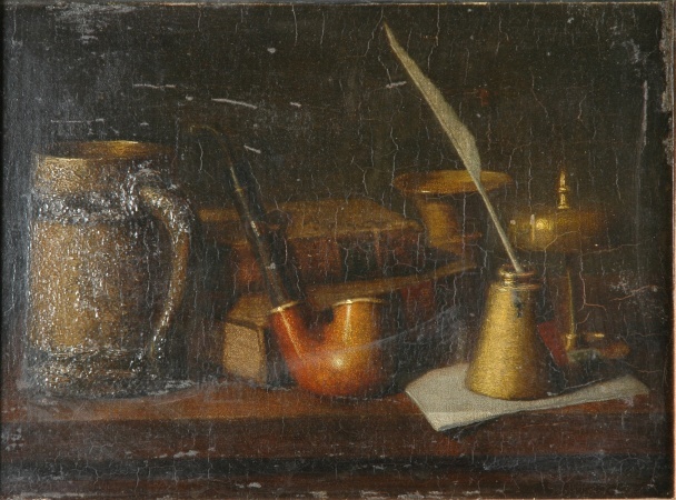 Lot image - Attributed to William Michael Harnett