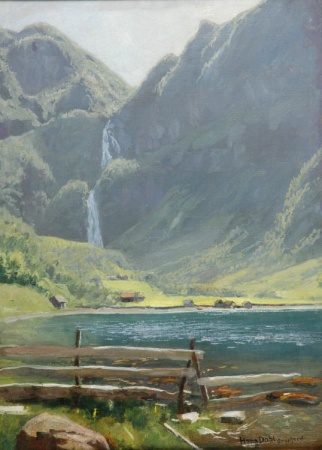 Lot image - Hans Andreas Dahl Norwegian, 1881-1919 ARNEFJORD, NORWAY