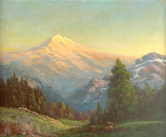 Lot image - Robert William Wood 1889-1979 MOUNT RAINIER