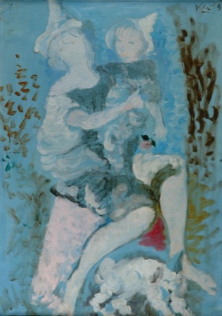 Lot image - Marcel Vertes French, 1895-1961 MOTHER WITH CHILD