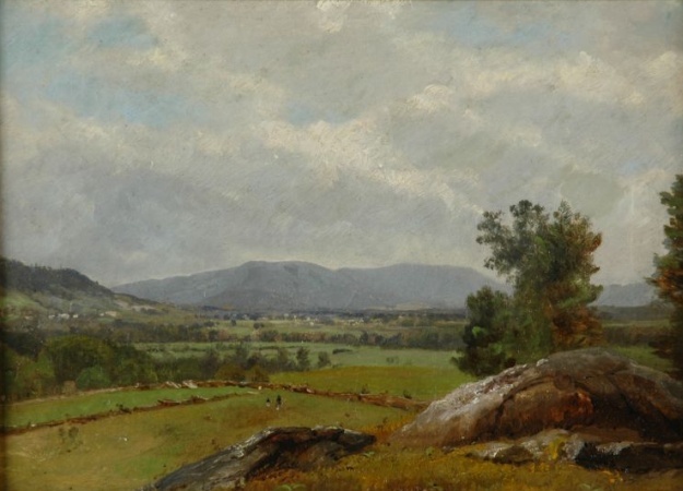 Lot image - John Bunyan Bristol 1826-1909 SPRING LANDSCAPE