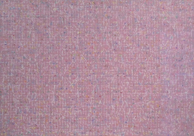 Lot image - Kes Zapkus American, b.1938 STUDY FOR A COLLISION COURSE, NUMBER 11