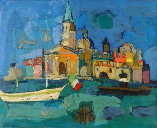 Lot image - Paul Aizpiri French, b.1919 SAN GIORGIO, VENICE