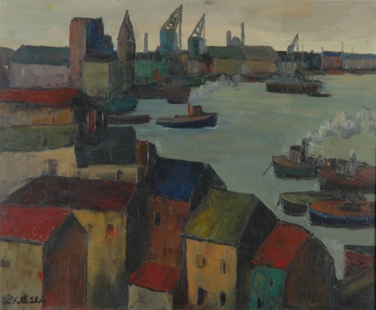Lot image - Arturo Pacheco Altamirano Chilean, 1903-1978 TALCAHUADO
