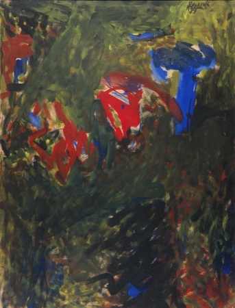 Lot image - Milton Resnick American, 1917-2004 ABSTRACT COMPOSITION