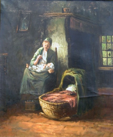 Lot image - Continental School 20th Century MOTHER AND CHILD