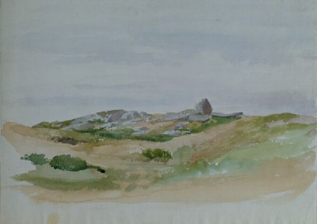 Lot image - Peter Moran Ameican, 1841-1914 ROCKY LANDSCAPE